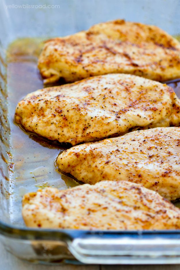Chicken Breast Recipes - Baked Chicken Breasts - Healthy, Easy Chicken Recipes for Dinner, Lunch, Parties and Quick Weeknight Meals - Boneless Chicken Breast Casserole Recipes, Oven Baked Ideas, Crockpot Chicken Breasts, Marinades for Grilled Foods, Salads, Shredded Chicken Tacos, Creamy Pasta, Keto and Low Carb, Mexican, Asian and Italian Food http://diyjoy.com/chicken-breast-recipes