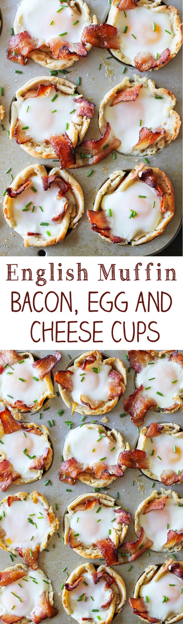 Best Recipes for the Cheese Lover - English Muffin Bacon Egg and Cheese Cups - Easy Recipe Ideas With Cheese - Homemade Appetizers, Dips, Dinners, Snacks, Pasta Dishes, Healthy Lunches and Soups Made With Your Favorite Cheeses - Ricotta, Cheddar, Swiss, Parmesan, Goat Chevre, Mozzarella and Feta Ideas - Grilled, Healthy, Vegan and Vegetarian #cheeserecipes #recipes #recipeideas #cheese #cheeserecipe http://diyjoy.com/best-recipes-cheese-lover