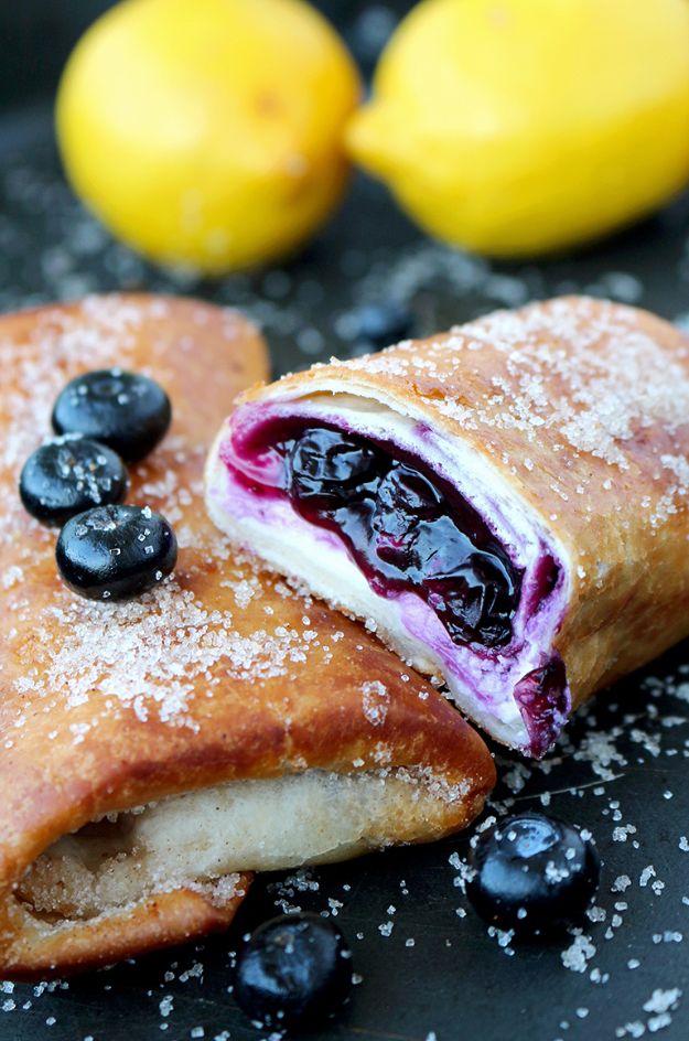 Best Mexican Food Recipes - Blueberry Cheesecake Chimichangas - Authentic Mexican Foods and Recipe Ideas for Casseroles, Quesadillas, Tacos, Appetizers, Tamales, Enchiladas, Crockpot, Chicken, Beef and Healthy Foods - Desserts and Dessert Ideas Like Churros , Flan amd Sopapillas #recipes #mexicanfood #mexicanrecipes #recipeideas #mexicandishes http://diyjoy.com/mexican-food-recipes