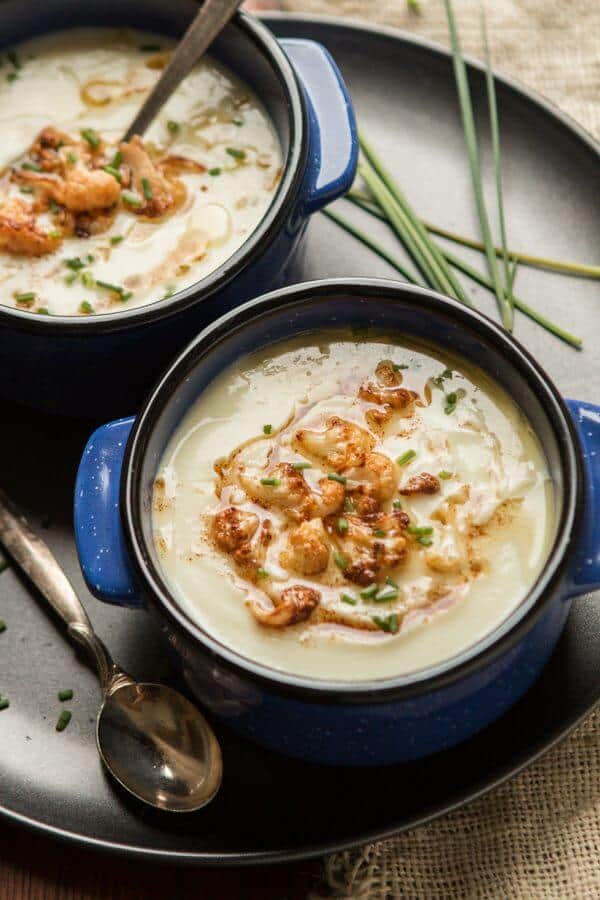 If you are a cauliflower hater this brown butter cauliflower soup is for you. It