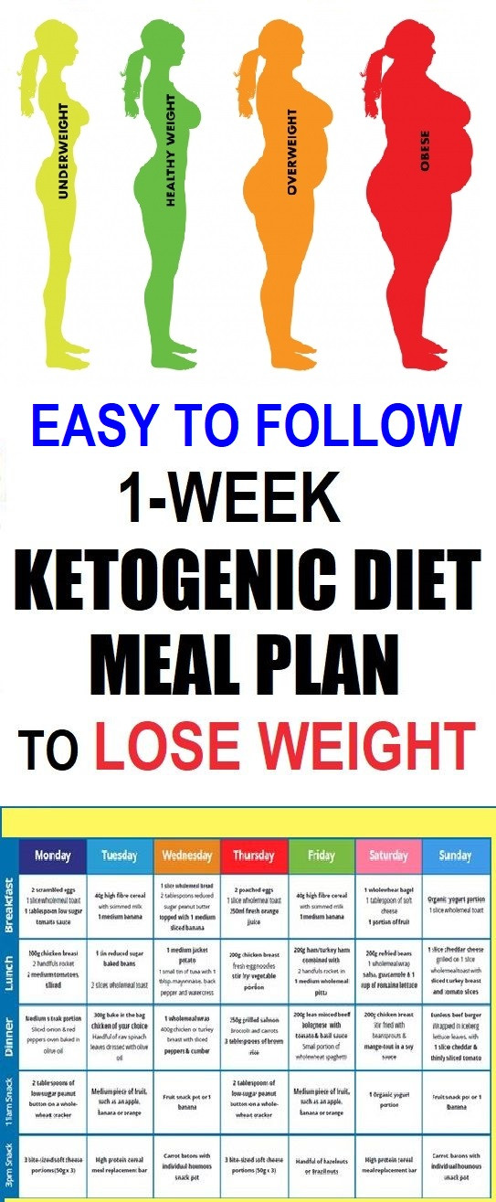 1 Week Keto Diet
 Easy To Follow e Week Ketogenic Diet Meal Plan To Lose