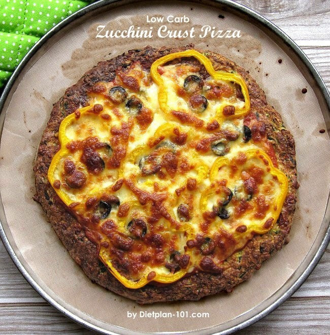 101 Low Carb Recipes
 Low Carb Zucchini Crust Pizza Recipe Diet Plan 101