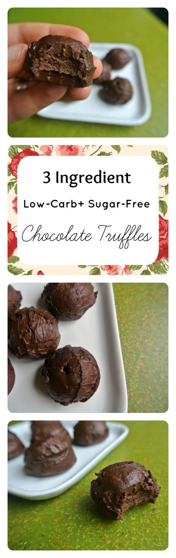 3 Ingredient Low Carb Recipes
 Three Ingre nt Low Carb Chocolate Truffles