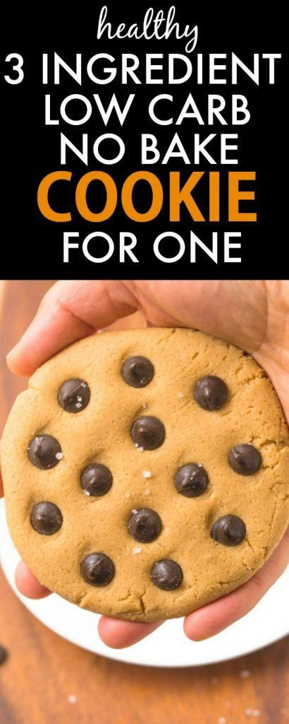 3 Ingredient Low Carb Recipes
 Healthy 3 Ingre nt No Bake LOW CARB Cookie for ONE