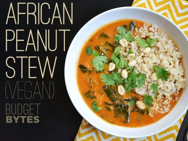 African American Vegetarian Recipes
 African Peanut Stew vegan Bud Bytes