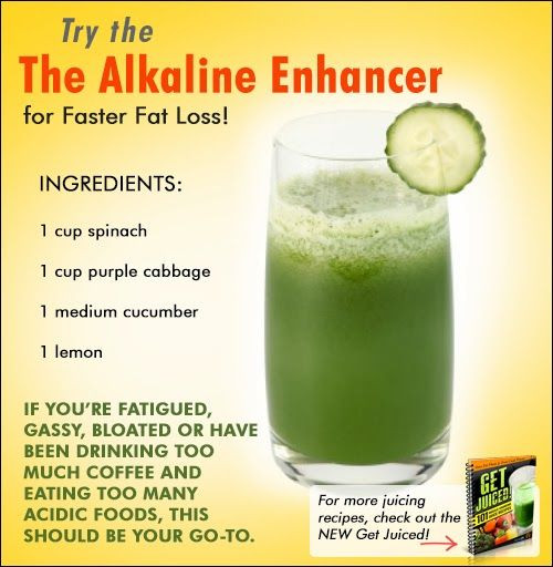 Alkaline Smoothies For Weight Loss
 The Alkaline Enhancer for Faster Fat Loss Juicing