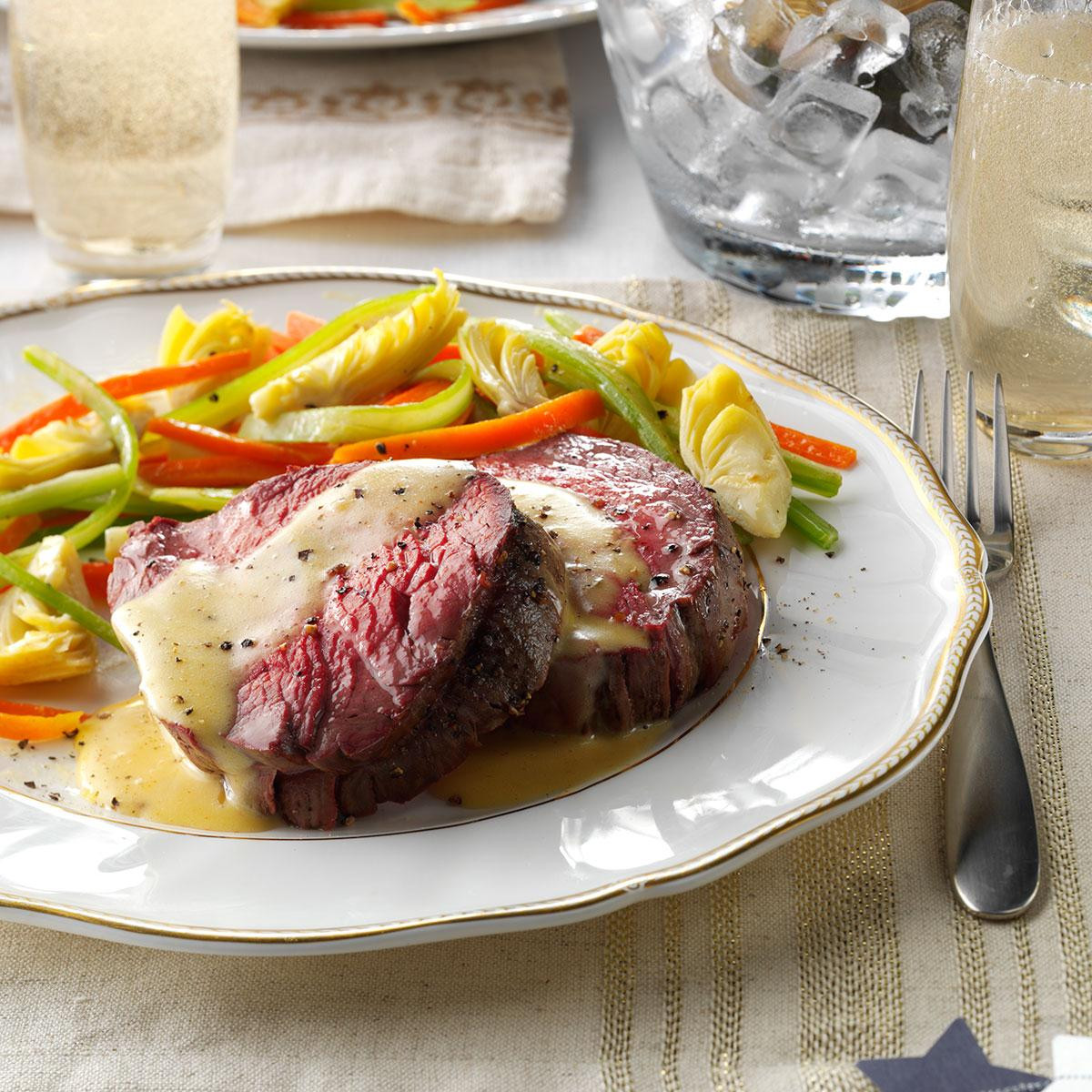 Allrecipes Easter Dinner
 Beef Tenderloin with Sauteed Ve ables Recipe