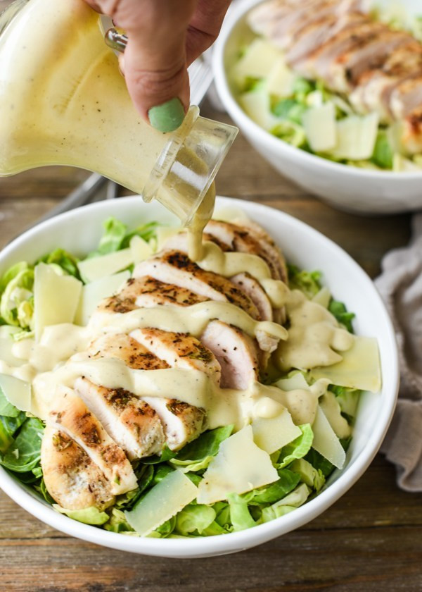 Are Caesar Salads Healthy
 Grilled Chicken Brussel Sprout Caesar Salad • Southern Parm