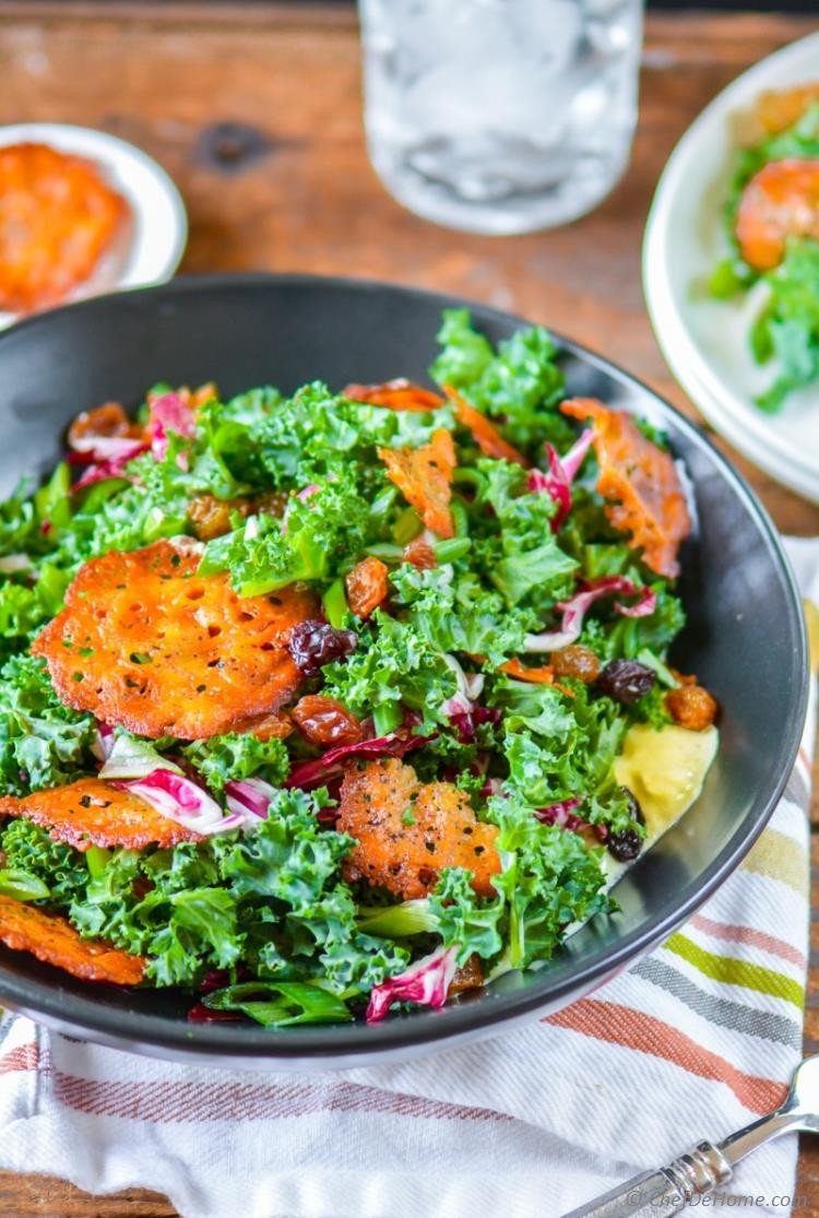 Are Caesar Salads Healthy
 Ve arian Kale Caesar Salad Recipe