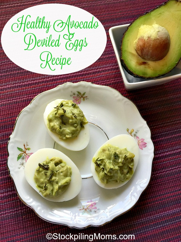 Are Deviled Eggs Healthy
 Healthy Avocado Deviled Eggs Recipe