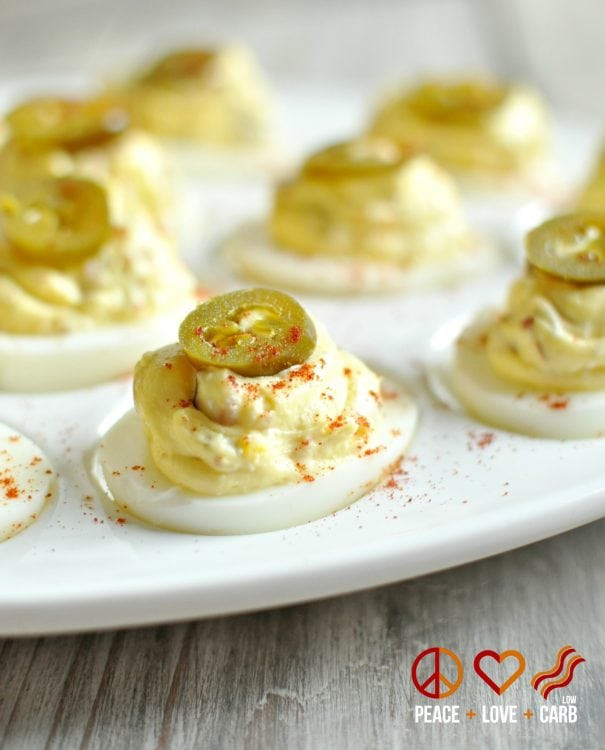 Are Deviled Eggs Low Carb
 Jalapeno Popper Deviled Eggs with Bacon Low Carb Gluten
