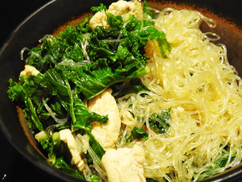 Are Glass Noodles Healthy
 Kale Stir Fried with Glass Noodles Healthy Thai Recipes