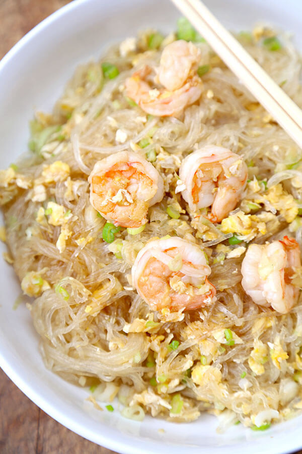 Are Glass Noodles Healthy
 Stir Fried Glass Noodles with Shrimp Pickled Plum Food