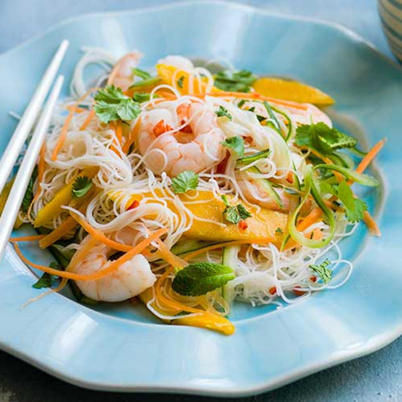 Are Glass Noodles Healthy
 Prawn and mango glass noodle salad