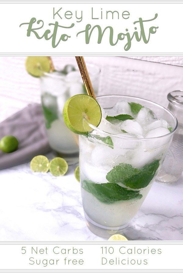 Are Limes Ok On Keto Diet
 Key Lime Keto Mojito Ketogenic Diet Pinterest