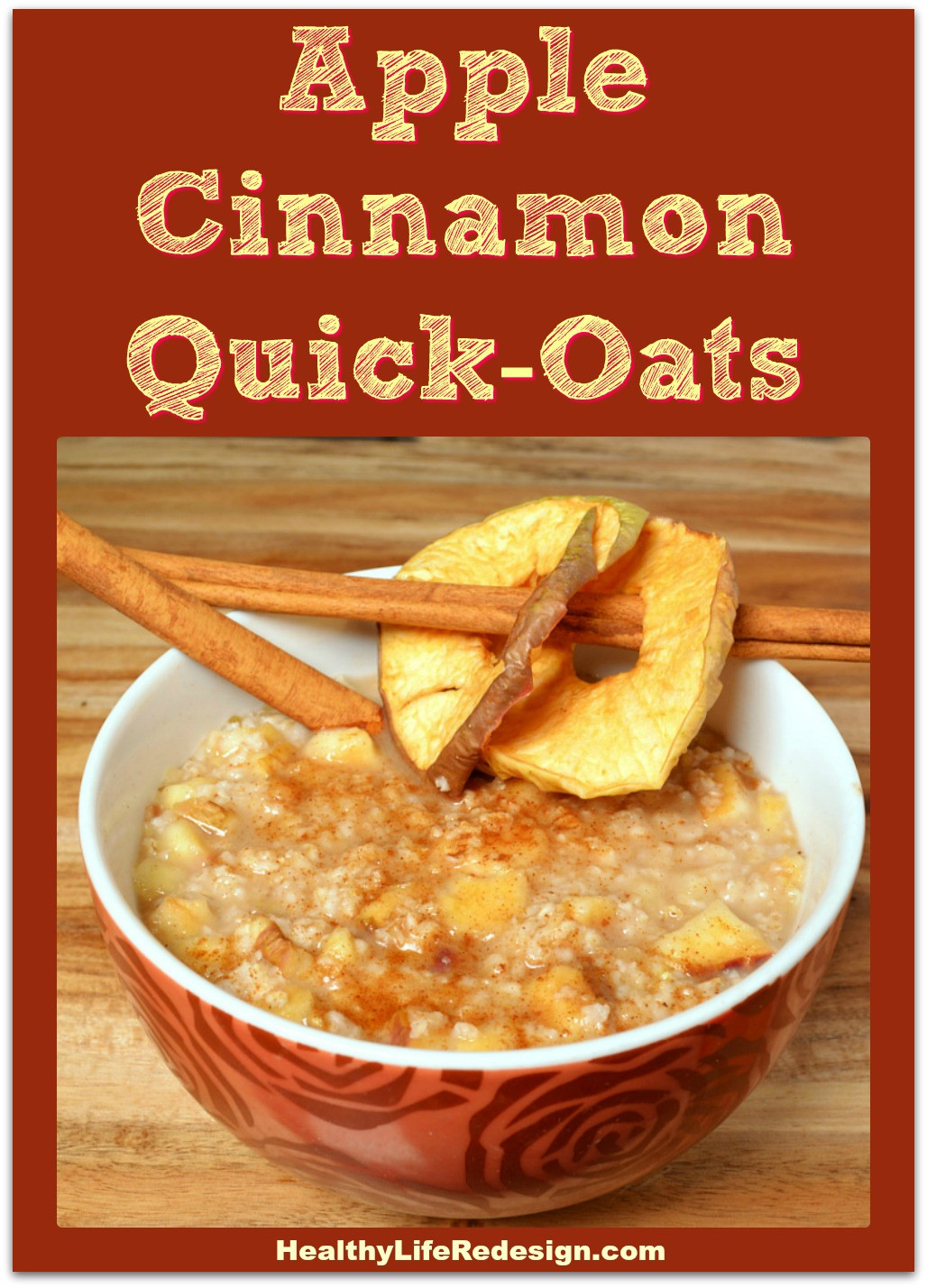Are Quick Oats Healthy
 Apple Cinnamon Quick Oats Healthy Life Redesign
