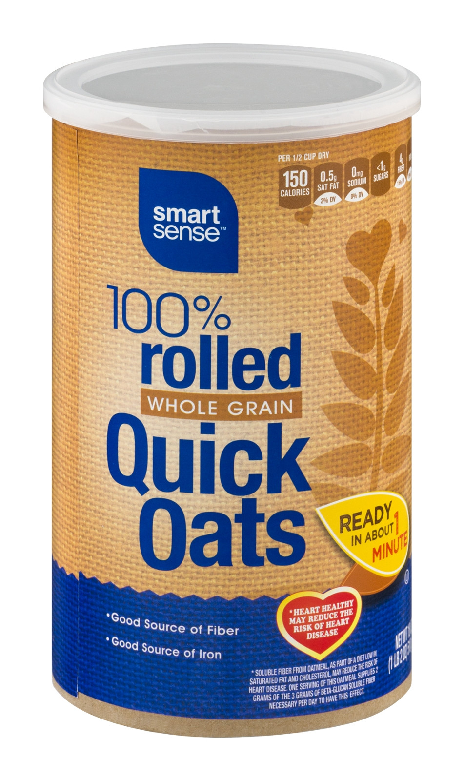 Are Quick Oats Healthy
 Smart Sense Rolled Whole Grain Quick Oats
