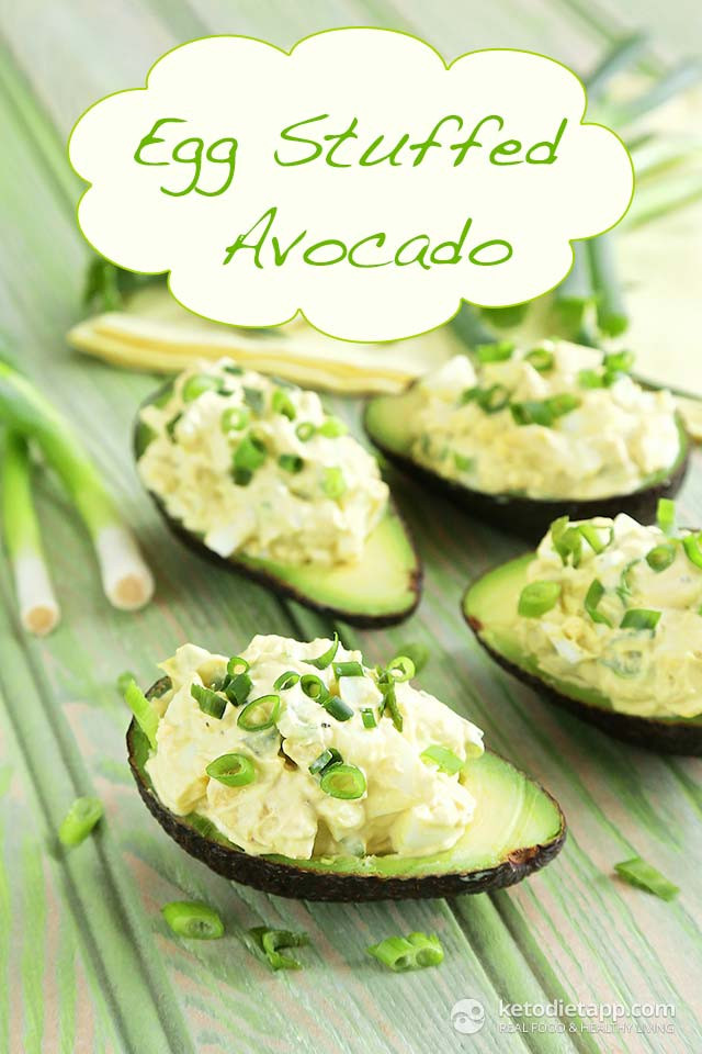 Avocado Keto Recipes
 Low Carb Egg Stuffed Avocado