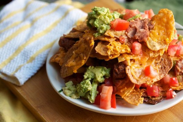 Baked Nachos Vegetarian
 363 best Savoury Finger Foods images on Pinterest