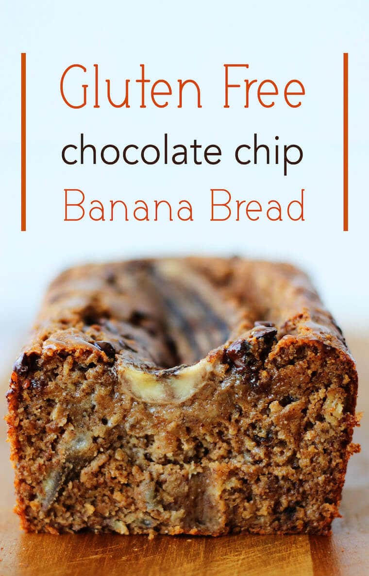 Banana Bread Dairy Free
 Gluten Free Chocolate Chip Banana Bread