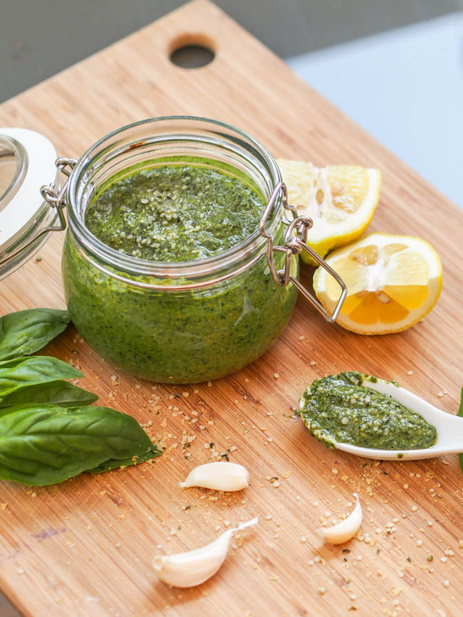 Basil Recipes Vegan
 Cheesy Vegan Basil Hemp Seed Pesto Recipe Gluten Free