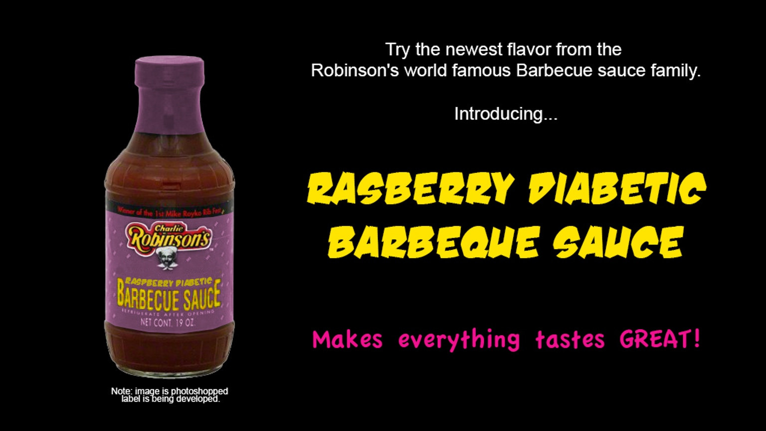 Bbq Sauce For Diabetics
 Rasberry Diabetic Barbecue Sauce by Charlie Robinson