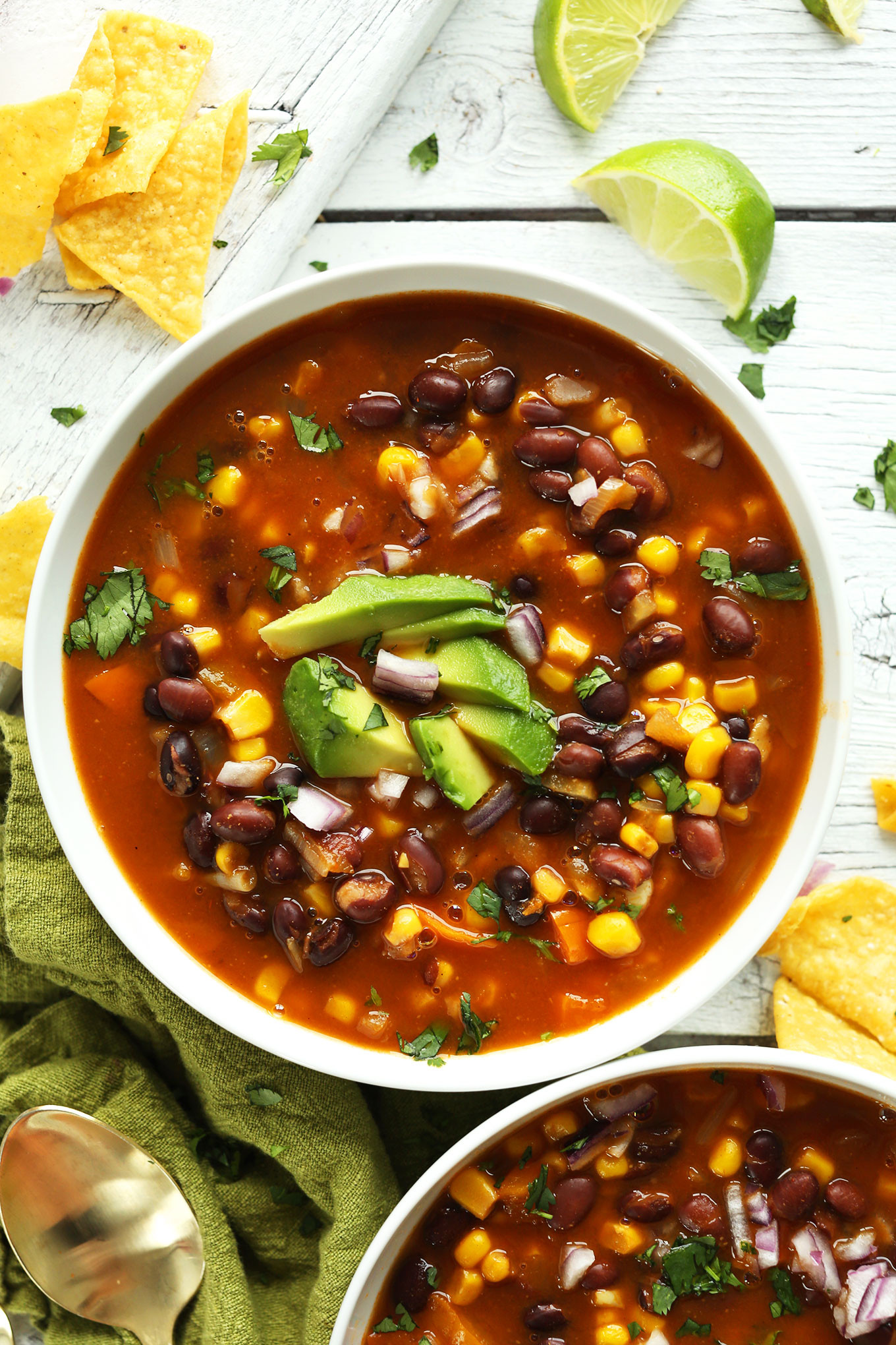 Bean Recipes Vegan
 Black Bean Tortilla Soup