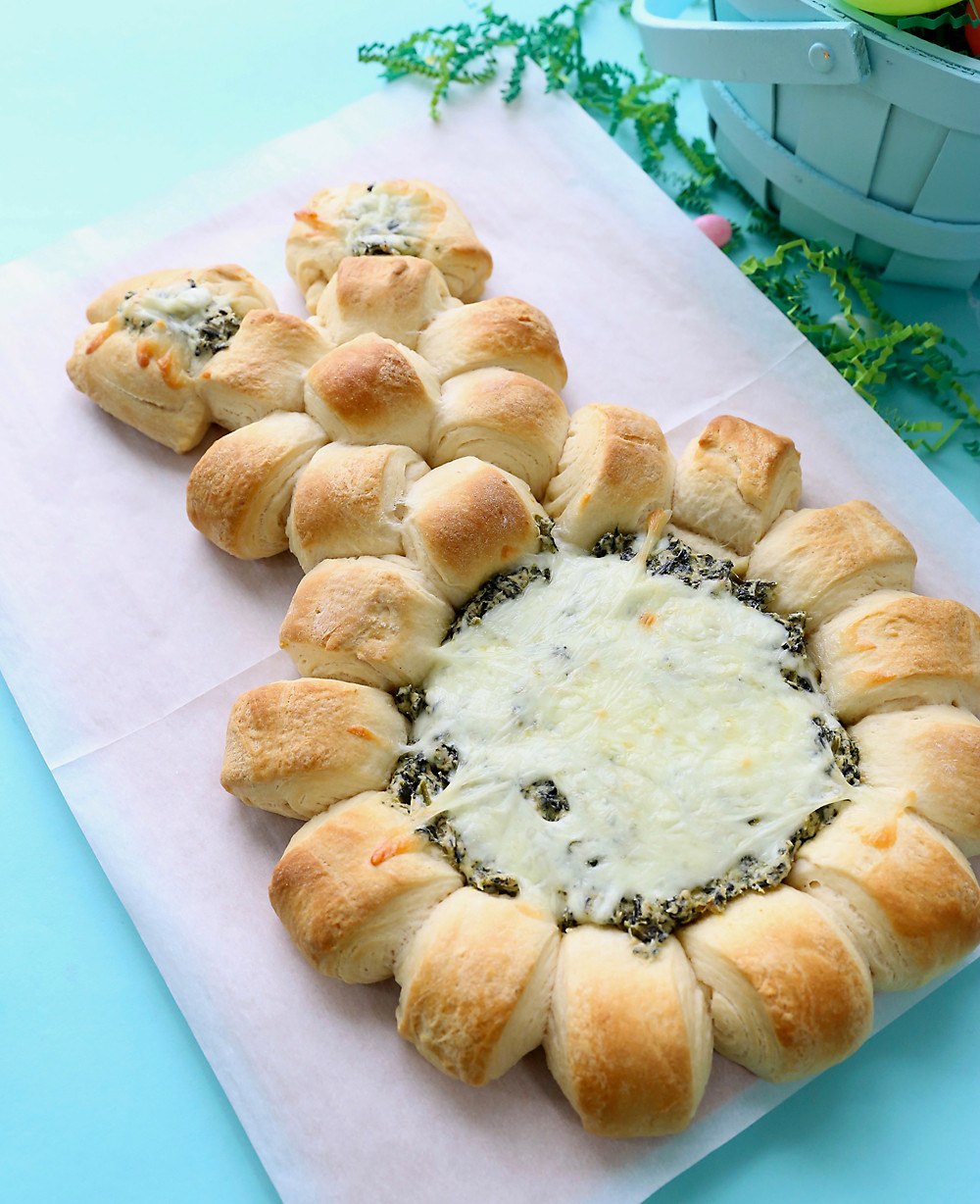Best Easter Appetizers
 Easter bunny spinach dip easy Easter appetizer It s