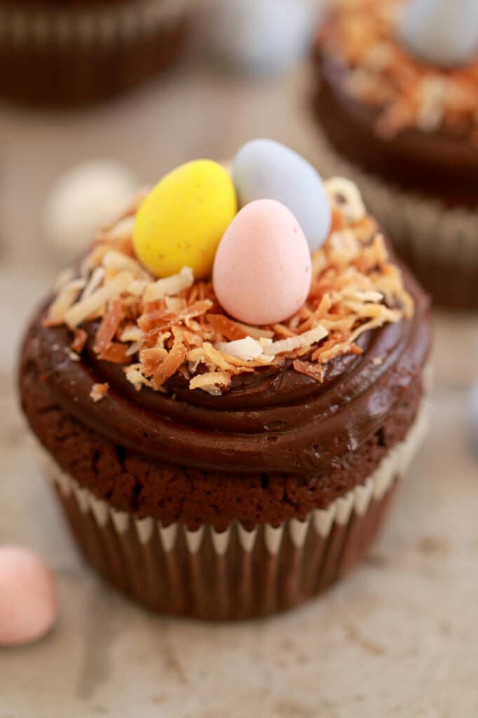 Best Easter Desserts Ever
 Flourless Chocolate Cupcakes Small Batch Cupcakes for