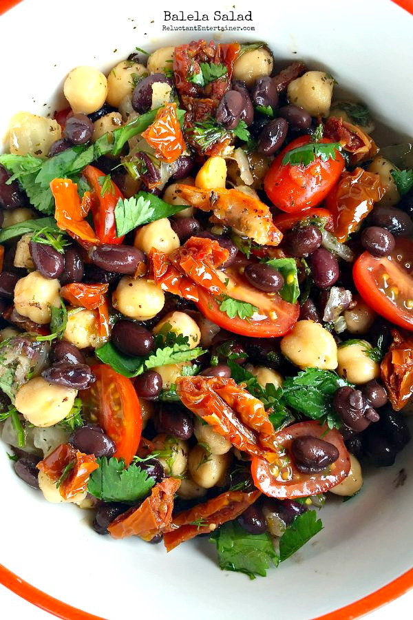 Best Healthy Vegetarian Recipes
 Black Bean & Tomato Salad – Best Fast Healthy Ve arian