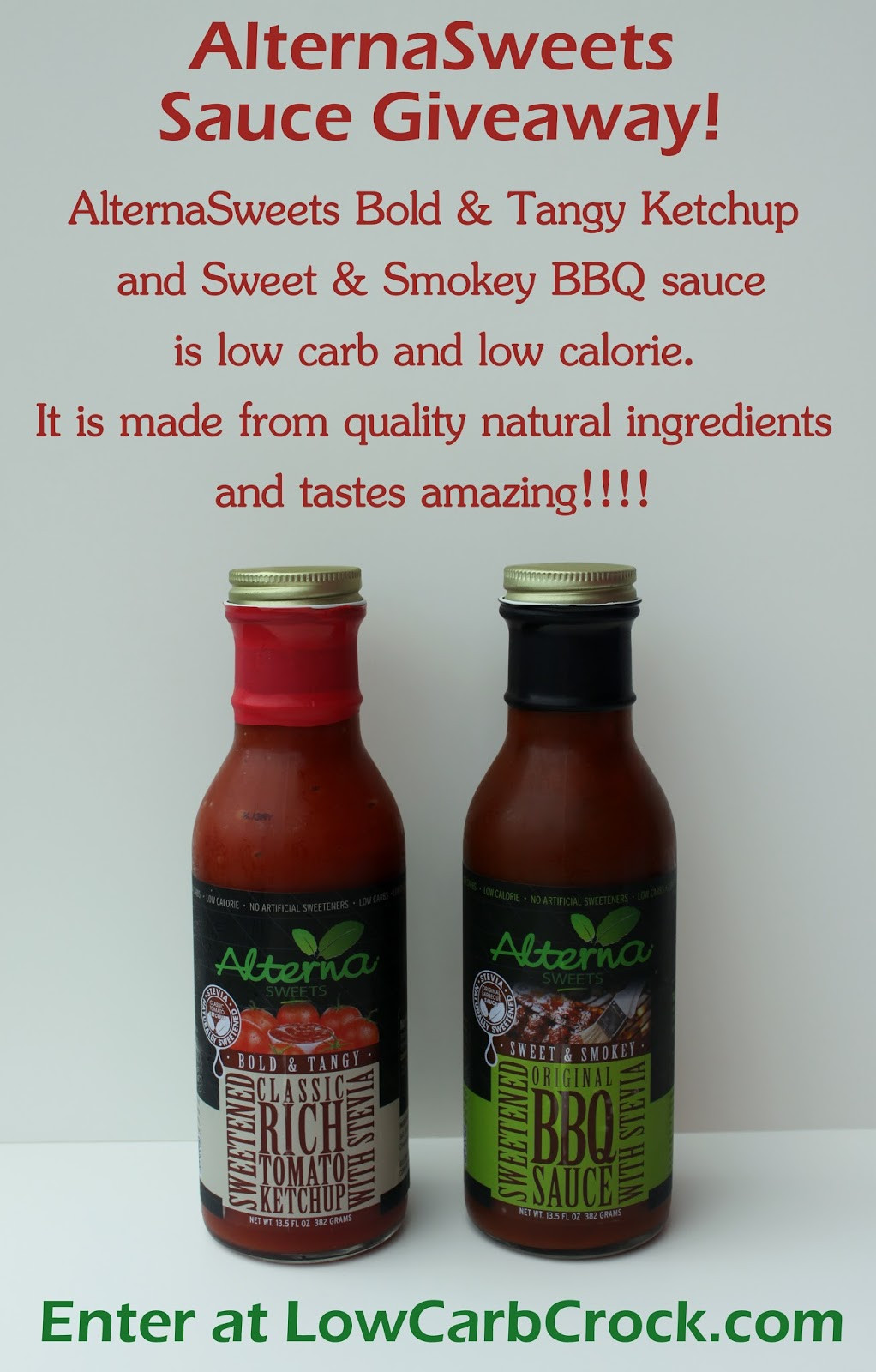 Best Low Carb Bbq Sauce
 Enter My AlternaSweets Giveaway Low Carb Ketchup and