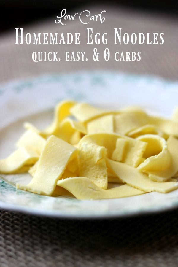 Best Low Carb Noodles
 Low Carb Egg Noodles How to Make Low Carb Pasta