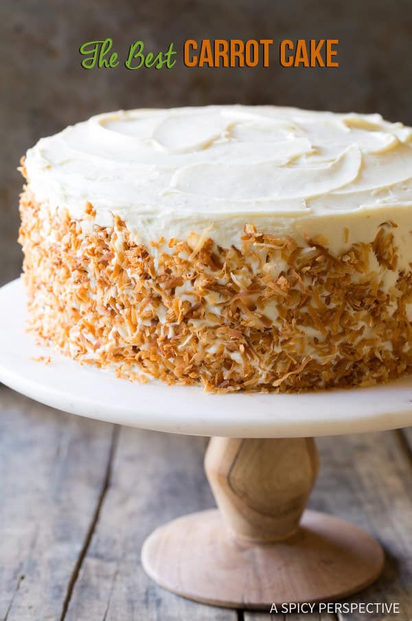 Best Vegan Carrot Cake Recipe
 The Best Carrot Cake Recipe A Spicy Perspective