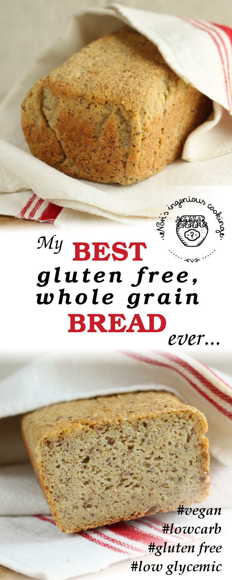 Best Vegan Gluten Free Bread
 My best gluten free whole grain bread ever vegan