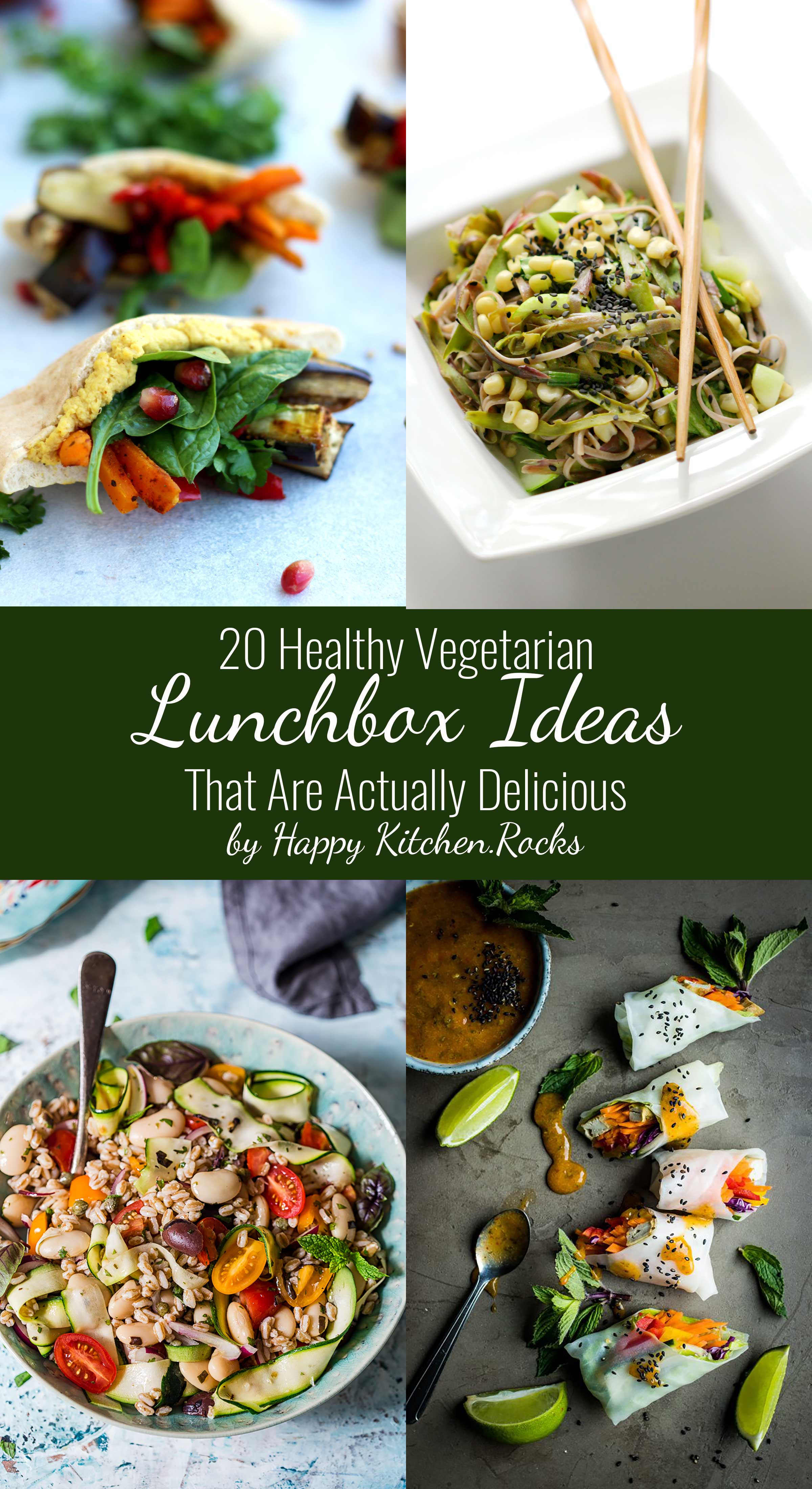 Best Vegetarian Lunch Recipes
 20 Healthy Ve arian Lunchbox Ideas That Are Actually