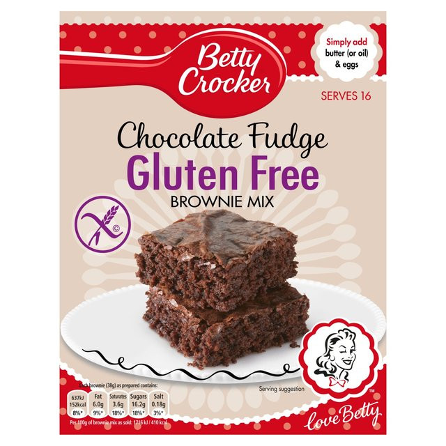 Betty Crocker Gluten Free Brownies
 Morrisons Betty Crocker Gluten Free Chocolate Fudge