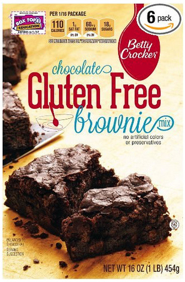 Betty Crocker Gluten Free Brownies
 6 boxes of Betty Crocker Gluten Free Brownie Mix $4 16 shipped