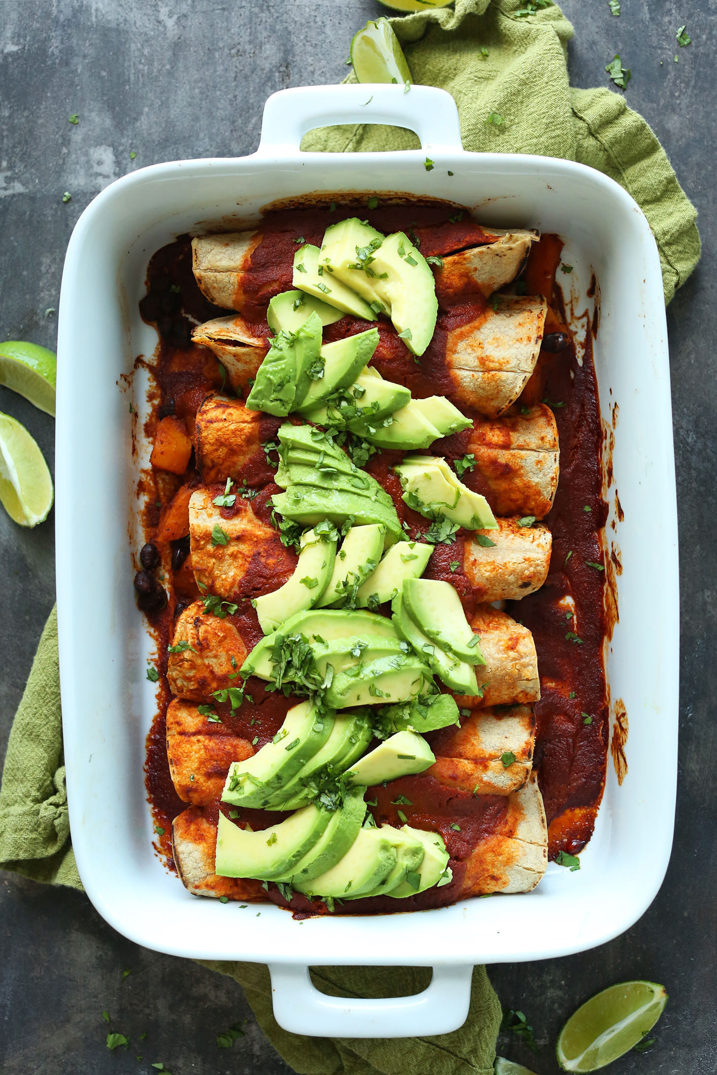 Black Vegan Recipes
 Butternut Squash Black Bean Enchiladas