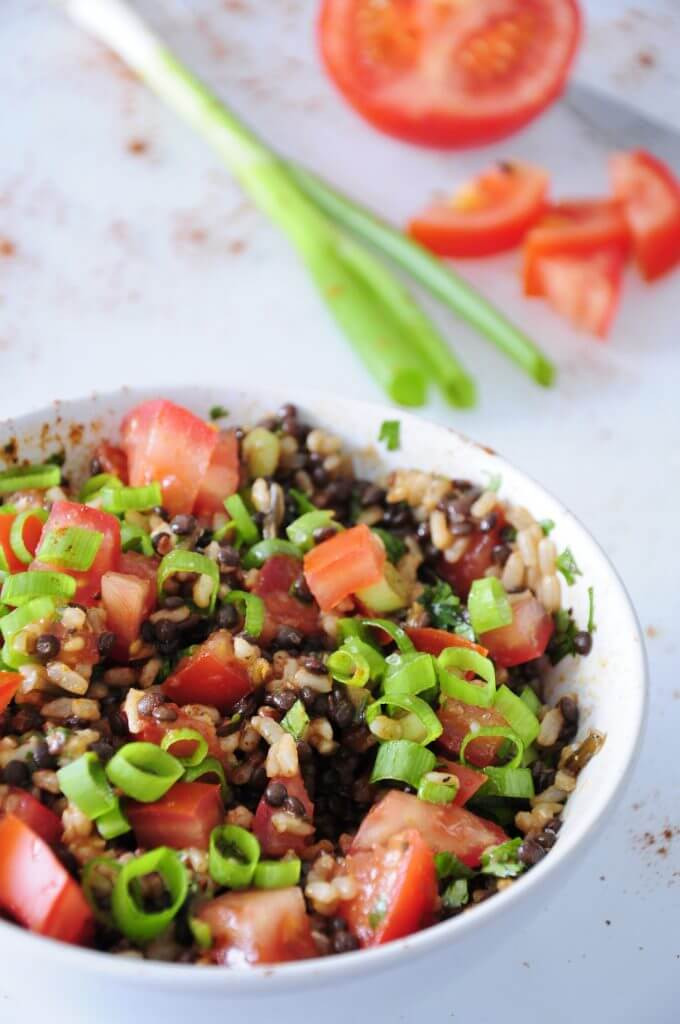 Black Vegan Recipes
 Beluga Black Lentil Salad with Rice Vegan Family Recipes