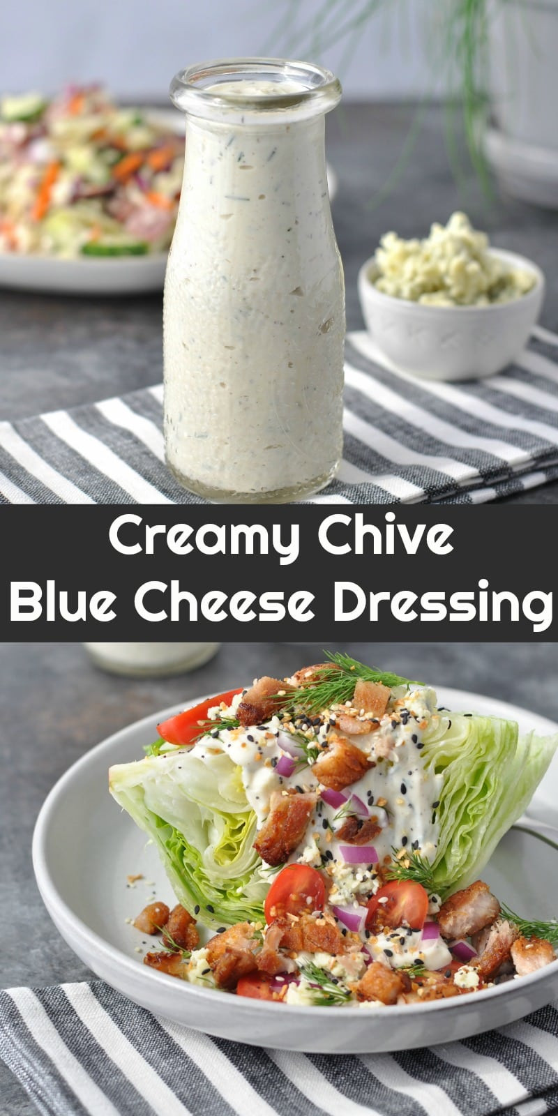 Blue Cheese Dressing Keto Diet
 Creamy Chive Keto Blue Cheese Dressing