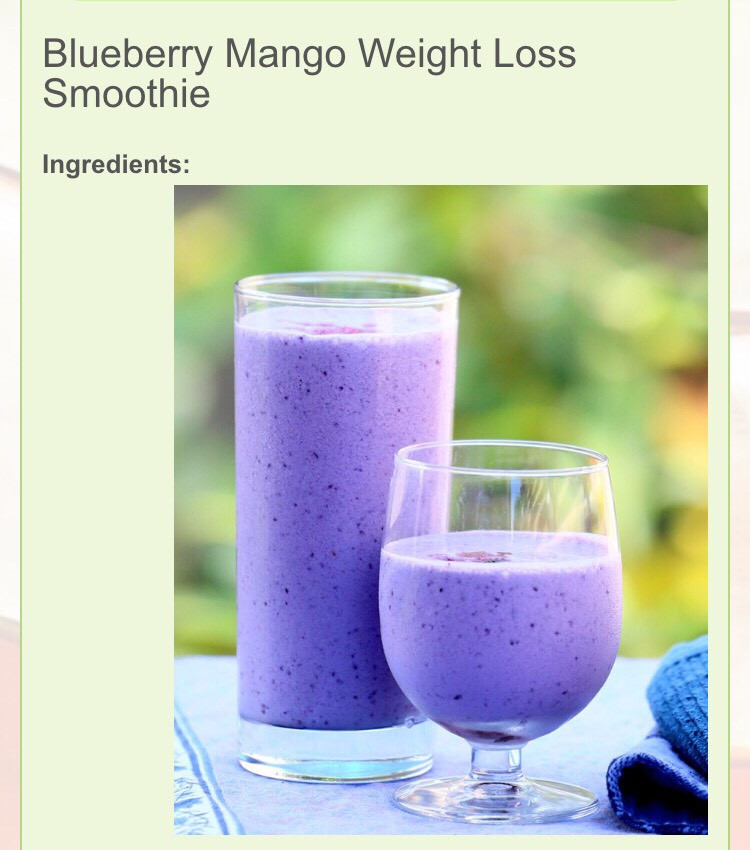 Blueberry Smoothies For Weight Loss
 Blueberry Mango Weight Loss Smoothie 🍇🍇🍇
