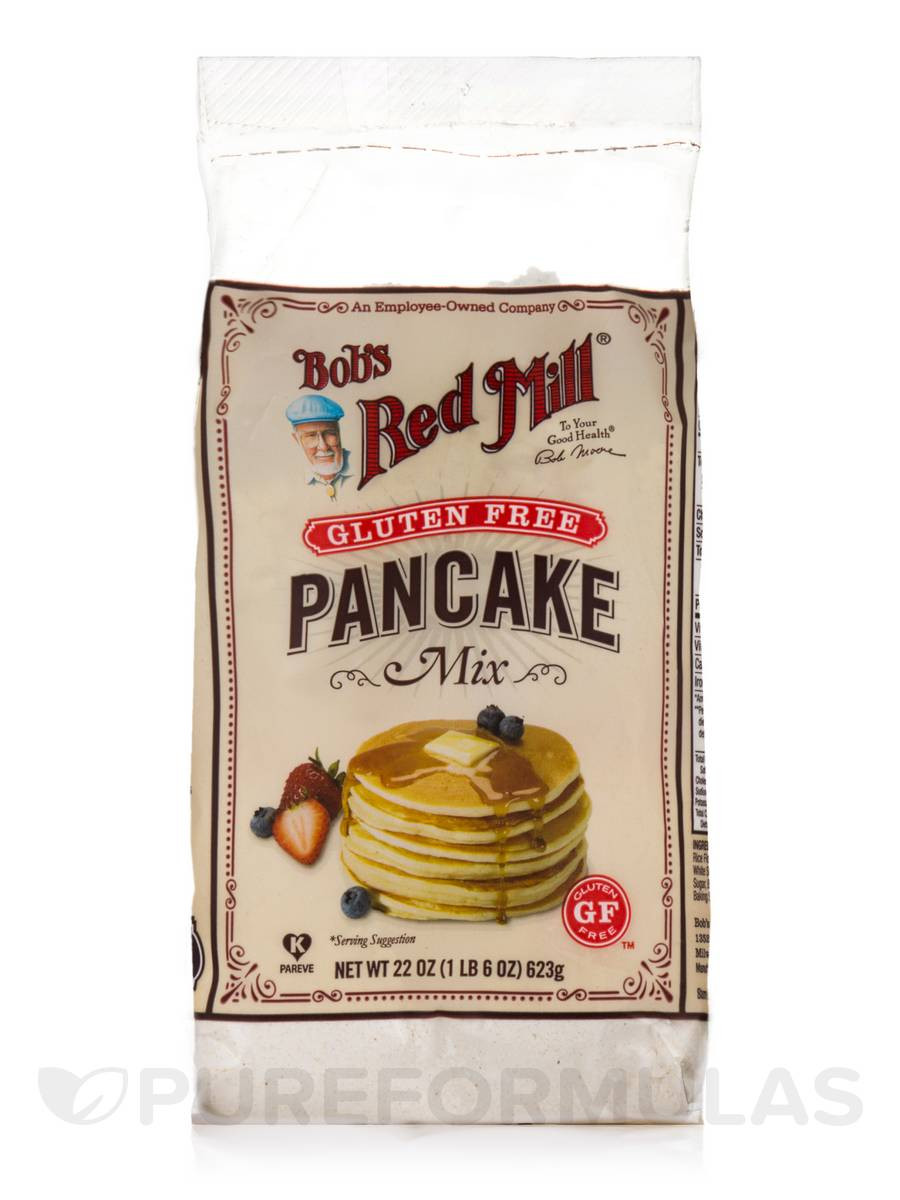 Bob'S Red Mill Gluten Free Pancakes
 Gluten Free Pancake Mix 22 oz 623 Grams