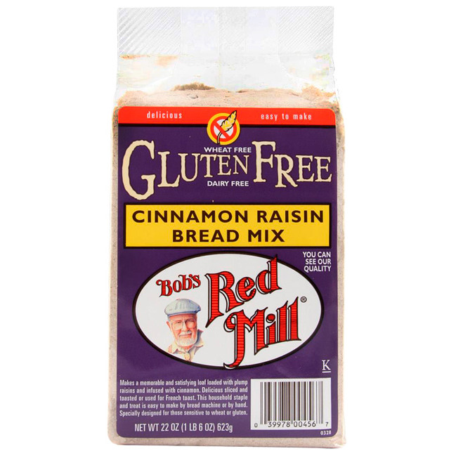 Bobs Red Mill Gluten Free Bread
 Bob s Red Mill Gluten Free Cinnamon Raisin Bread Mix 22 oz