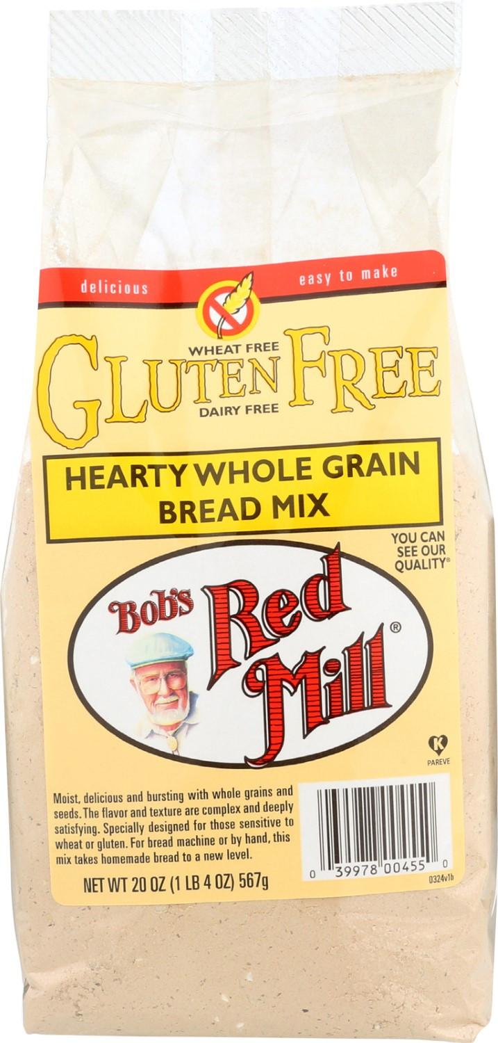 Bobs Red Mill Gluten Free Bread
 Bob s Red Mill Gluten Free Hearty Whole Grain Bread Mix
