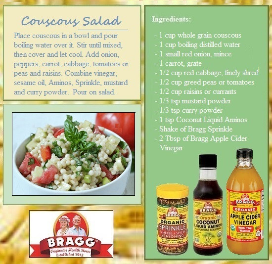 Bragg Vegetarian Health Recipes
 recipes