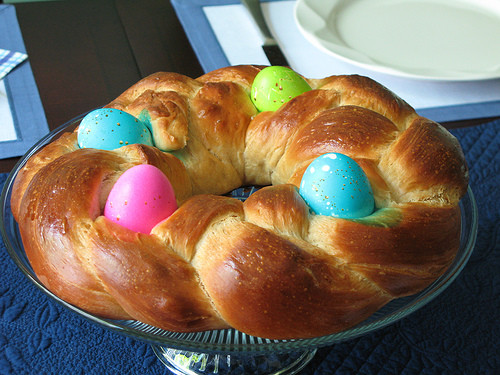 Braided Easter Bread
 Braided Easter Egg Bread