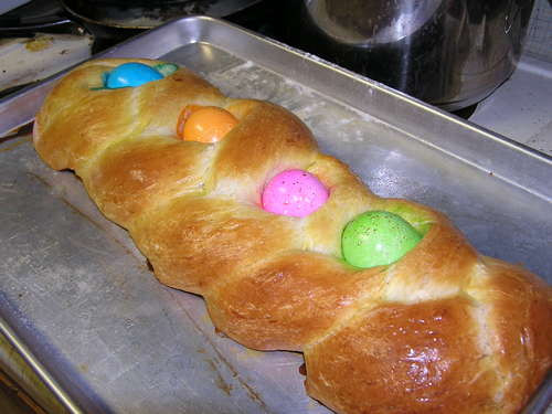Braided Easter Egg Bread
 The Thursday 13 – Easter Breads – 13 recipes – Grandmother
