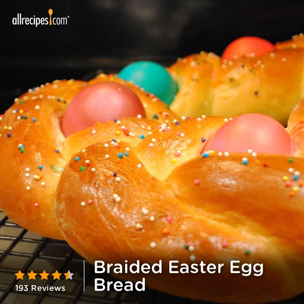 Braided Easter Egg Bread
 Braided Easter Egg Bread Recipe — Dishmaps