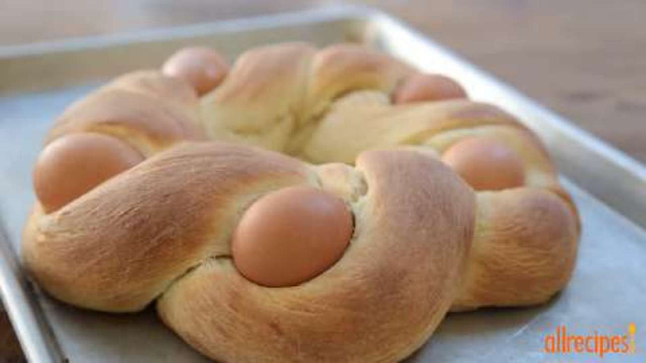 Braided Easter Egg Bread
 Braided Easter Egg Bread Video Allrecipes