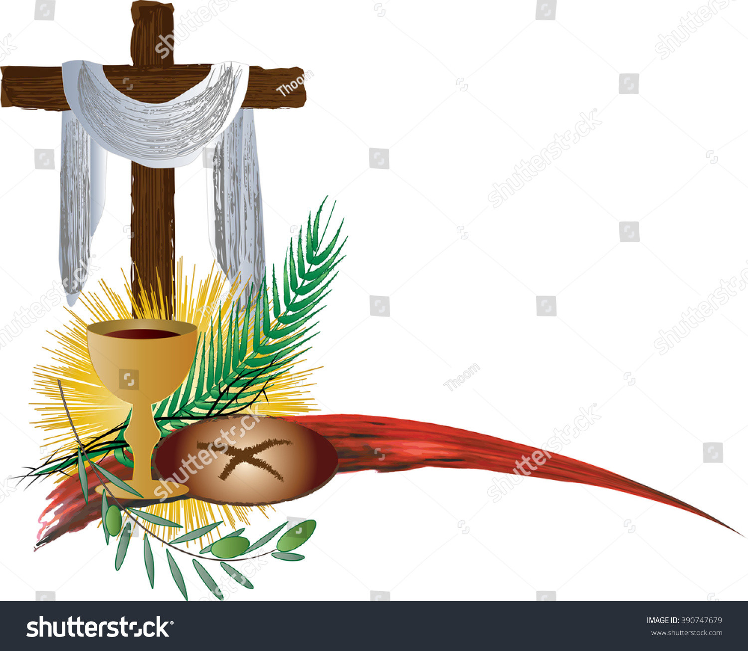 Bread And Wine Readings For Lent And Easter
 Eucharist Symbols Bread And Wine With The Symbols